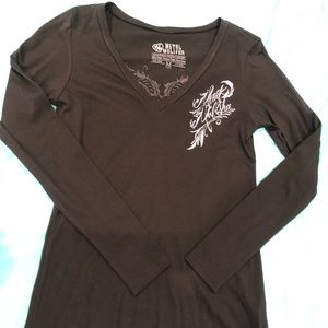 Metal Mulisha Angel Wings Top